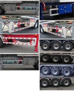 Tonghua  THT9402GYYD Aluminum alloy oil transport semi-trailer