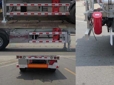 Tonghua  THT9402GYYD Aluminum alloy oil transport semi-trailer