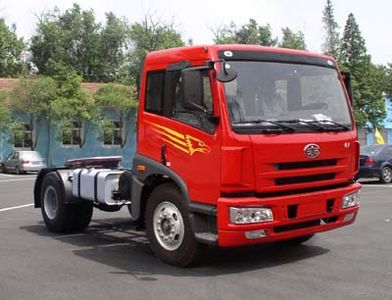 Jiefang Automobile CA4163P7K1E Flat head diesel semi-trailer tractor