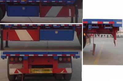 Liangyun brand automobile LSY9400CCYE Gantry transport semi-trailer