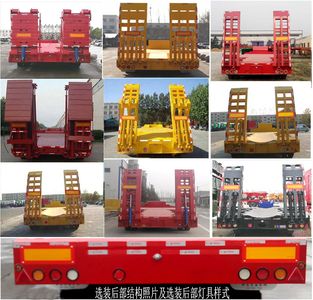 Liangshan Dongyue  CSQ9350TDP Low flatbed semi-trailer