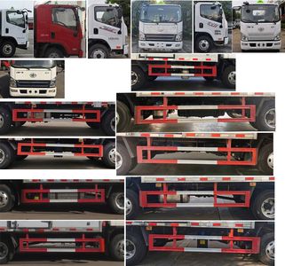 Jiangte brand automobiles JDF5040XRQCA6 Flammable gas box transport vehicle