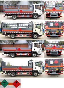 Dali  DLQ5041TQPZZ6 Gas cylinder transport vehicle