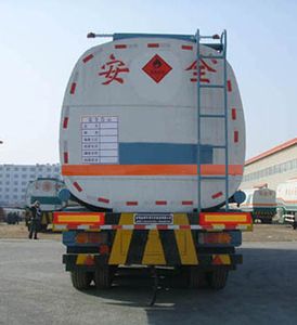 Jinbi  PJQ9406GHYX Chemical liquid transportation semi-trailer