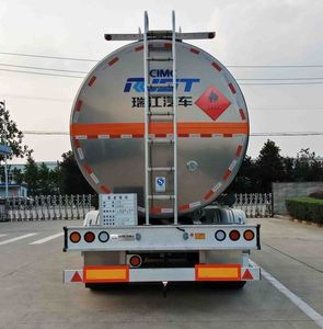 Ruijiang  WL9409GRY04 Aluminum alloy flammable liquid tank transport semi-trailer