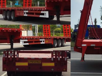 Yuqian Tong  HQJ9400TDPXZ Low flatbed semi-trailer