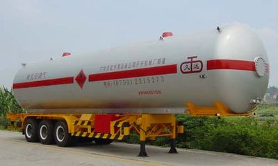 Jiuyuan  KP9461GYQ Semi trailer for liquefied gas transportation