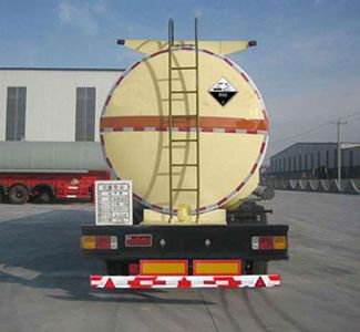 Huachang brand automobiles QDJ9401GFW Tank transport semi-trailer for corrosive substances