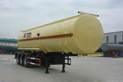 Huachang brand automobiles QDJ9401GFW Tank transport semi-trailer for corrosive substances