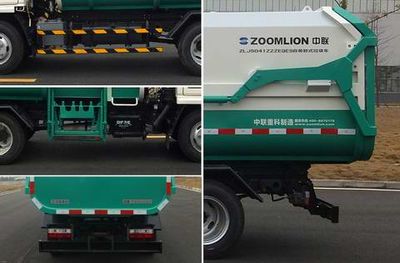 Zhonglian Automobile ZLJ5041ZZZEQE5 Hydraulic Lifter Garbage truck 