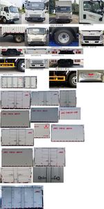 Jiangling Motors JX5046XXYTGA26 Box transport vehicle