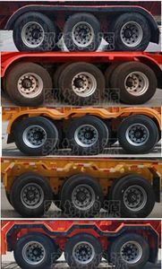 Hongshengda brand automobiles YCY9400TJZE Container transport semi-trailer