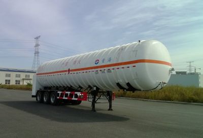 Huanghai  THH9400GDYA Low temperature liquid transport semi-trailer