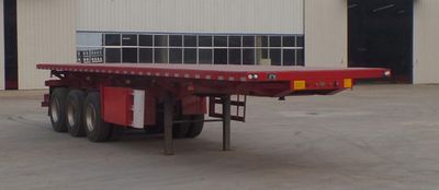 Zhongyuntong brand automobiles JZJ9405ZZXP Flat dump semi-trailer