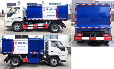 Tangqiao  TQH5045ZZZBJE6 Hydraulic Lifter Garbage truck 