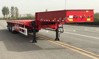 Huajun  ZCZ9405TDPK Low flatbed semi-trailer