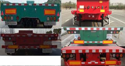 Huajun  ZCZ9405TDPK Low flatbed semi-trailer