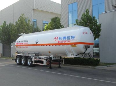 Zhengkang Hongtai brand automobiles HHT9408GFW Tank transport semi-trailer for corrosive substances