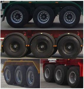 Xinke brand automobiles LXK9407GFL Medium density powder material transportation semi-trailer