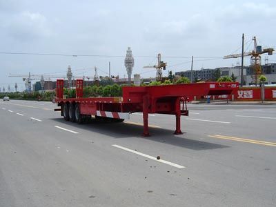 Huajun  ZCZ9281TDB1 Low flatbed semi-trailer