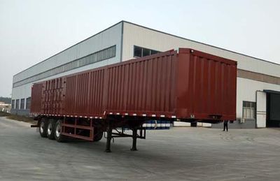 Zhongji Huashuo brand automobilesXHS9404XXYEBox transport semi-trailer