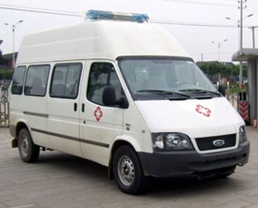 Jiangling Quanshun brand automobiles JX5044XJHMD ambulance