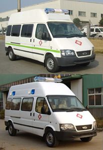 Jiangling Quanshun brand automobiles JX5044XJHMD ambulance