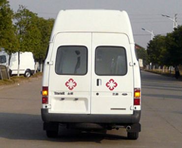 Jiangling Quanshun brand automobiles JX5044XJHMD ambulance