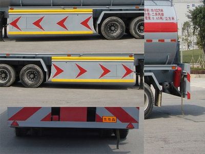 Shengbao  SB9401GHY Chemical liquid transportation semi-trailer