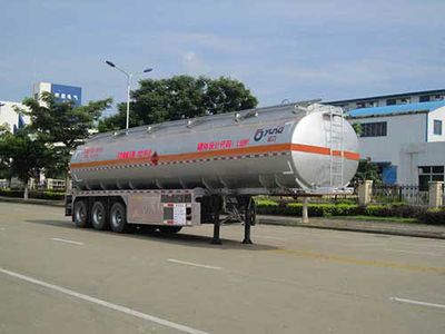 Yunli  LG9401GYYA Aluminum alloy oil transport semi-trailer