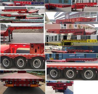 Zhifei  TMA9400TDP Low flatbed semi-trailer