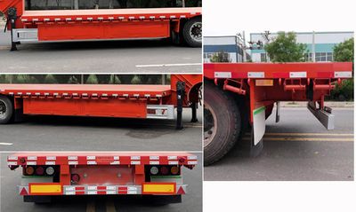 Zhifei  TMA9400TDP Low flatbed semi-trailer