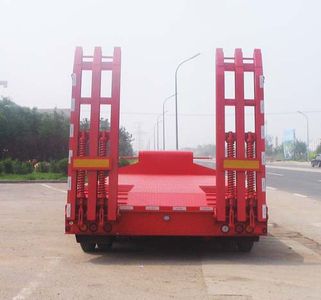 CIMC ZJV9400TDPYK Low flatbed transport semi-trailer