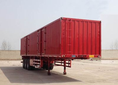 Huayue Xing brand automobiles FNZ9404XXY Box transport semi-trailer