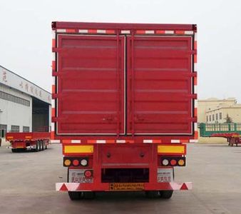 Huayue Xing brand automobiles FNZ9404XXY Box transport semi-trailer