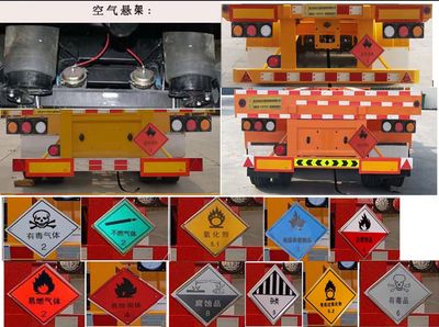 Haoyun Yida Brand Automobile HYC9401TWYE45 Transport semi-trailer of dangerous goods tank frame