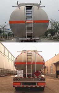 Yunli  LG9350GYYS Aluminum alloy oil transport semi-trailer