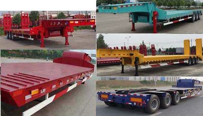 Huajun  ZCZ9390TDPJ Low flatbed semi-trailer