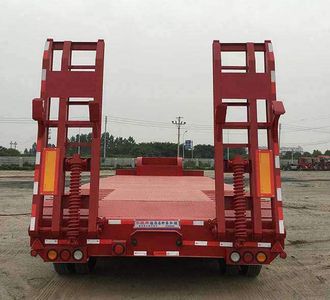 Huajun  ZCZ9390TDPJ Low flatbed semi-trailer