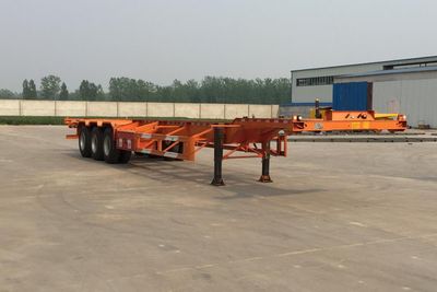 Jinlong Dongjie brand automobiles TDJ9370TJZE Container transport semi-trailer