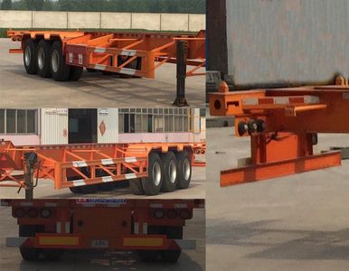 Jinlong Dongjie brand automobiles TDJ9370TJZE Container transport semi-trailer