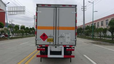 Huatong brand automobiles HCQ5041XRQE5 Flammable gas box transport vehicle