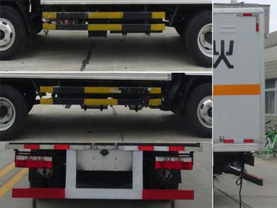 Huatong brand automobiles HCQ5041XRQE5 Flammable gas box transport vehicle