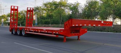 Zhongqi Aerospace Brand Automobile HTM9402TDP Low flatbed semi-trailer