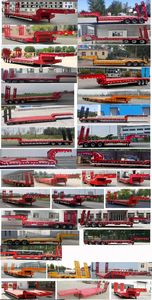 Zhongqi Aerospace Brand Automobile HTM9402TDP Low flatbed semi-trailer