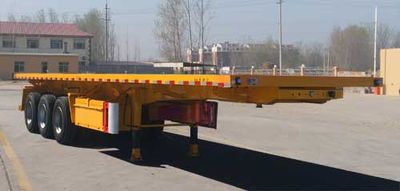 Huayue Xing brand automobiles FNZ9405ZZXP Flat dump semi-trailer