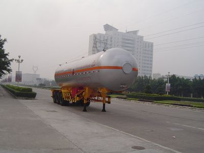 Jiuyuan KP9402GYQSemi trailer for liquefied gas transportation