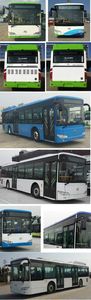 Jinlong  XMQ6127AGCHEVD510 Plug in hybrid urban buses