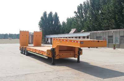 Huaxing Jiangshan brand automobiles SMW9400TDPXZ Low flatbed semi-trailer