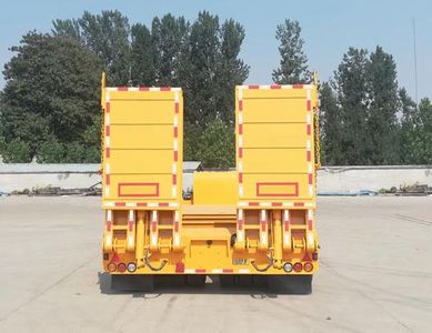 Huaxing Jiangshan brand automobiles SMW9400TDPXZ Low flatbed semi-trailer